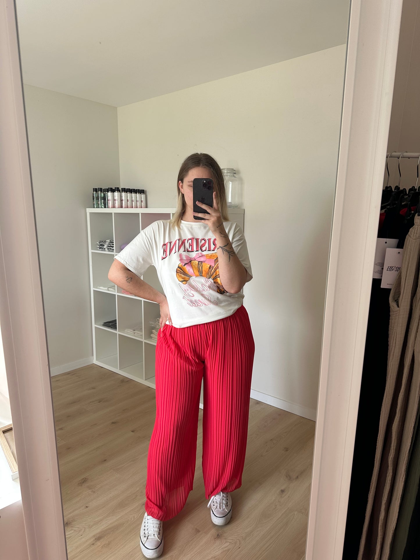 T-SHIRT EN COTON CROISSANT
