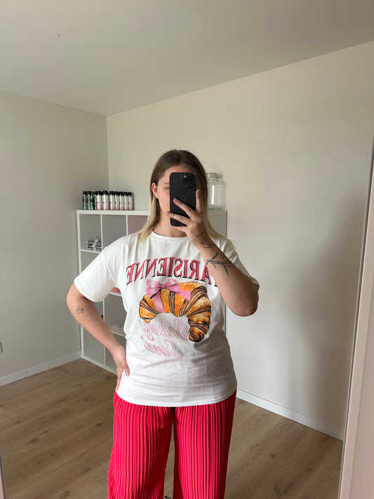 T-SHIRT EN COTON CROISSANT